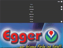 Tablet Screenshot of malerei-egger.com